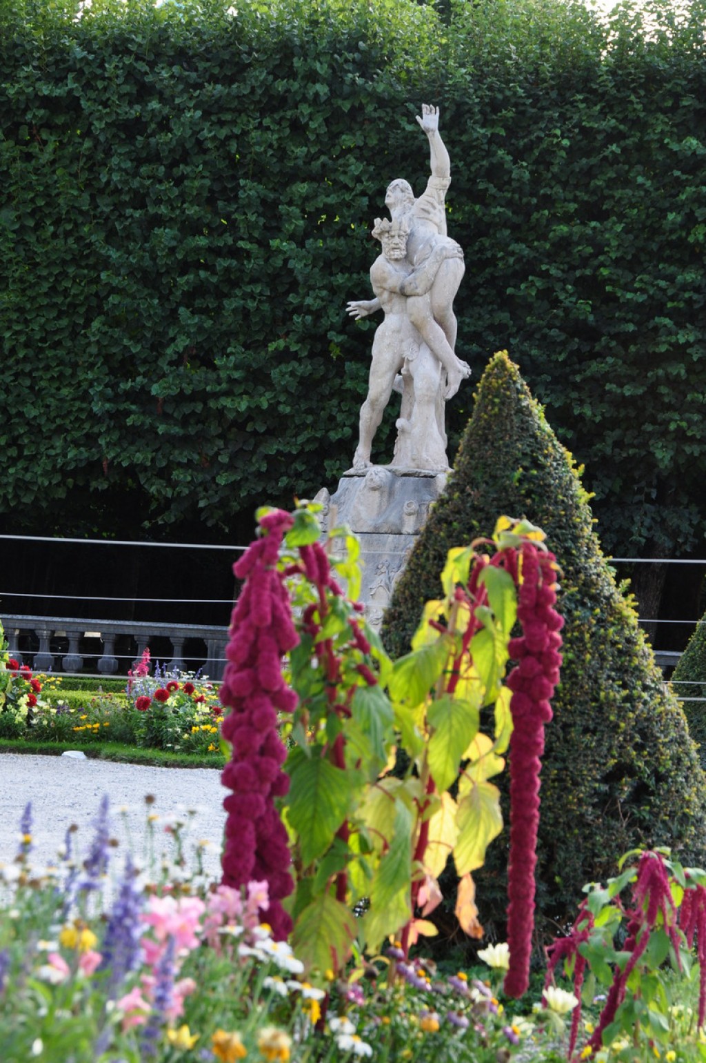 The gardens of Mirabellgarten are a beautiful set of gardens next to Mirabell Palace in Salzburg.